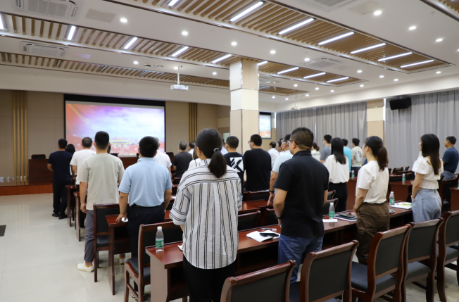 强国复兴有我〡交通产业Ebpay富港板块召开“喜迎二十大，安全共守护”道德讲堂活动